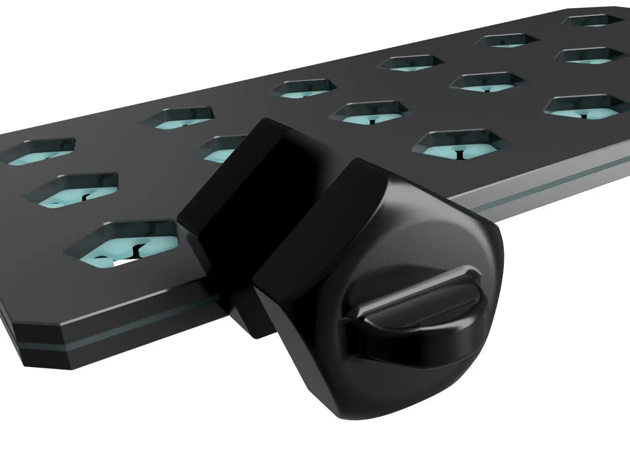 Accessoire récifal Reef House pour fixer des boutures de coraux – support aimanté design hexagonal