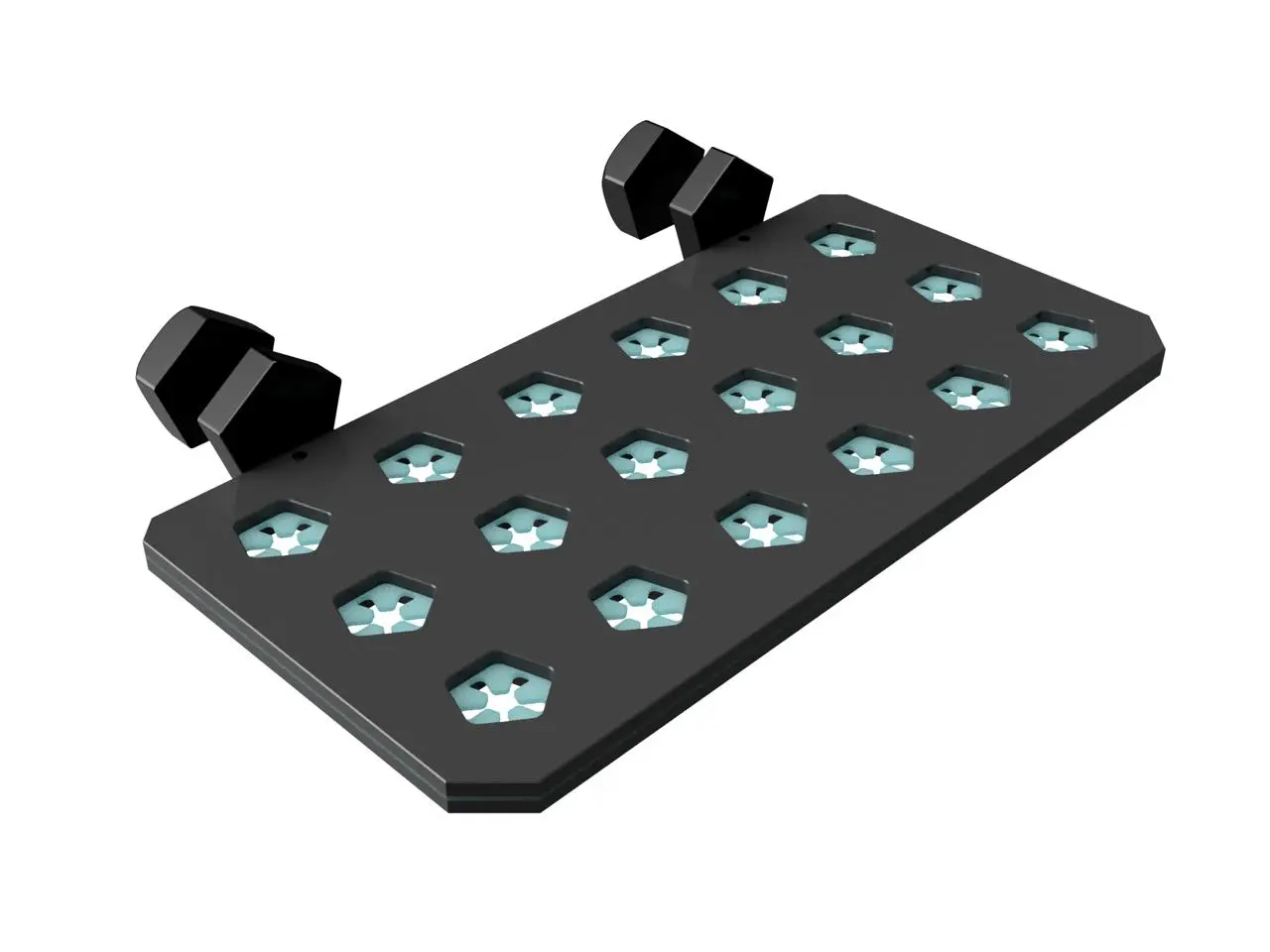 support noir aimanté