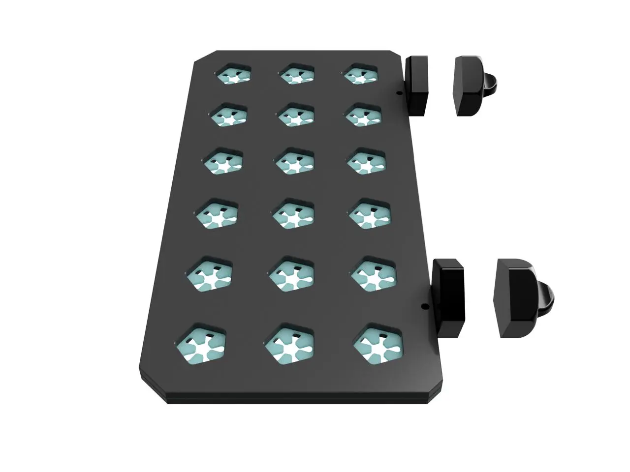 support noir aimanté