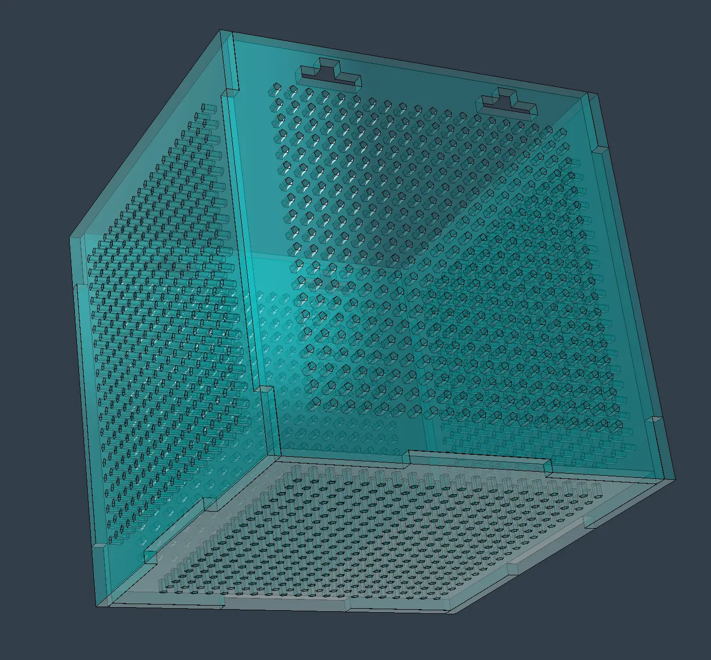 boite d'isolement verte pour poisson